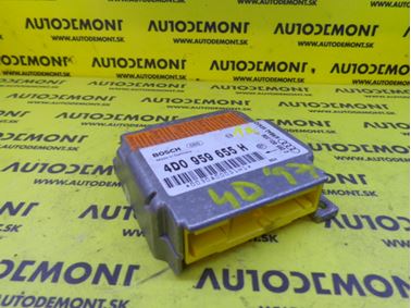 4D0959655H 0285001309 - Riadiaca jednotka airbagov - Audi A8 1998 - 1999 A8 Quattro 1998 - 1999