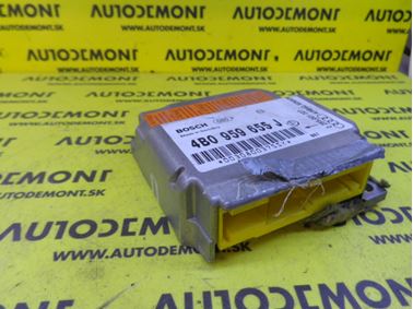 4B0959655J 0285001307 - Riadiaca jednotka airbagov - Audi A6 1998 - 1999 A6 Quattro 1998 - 1999