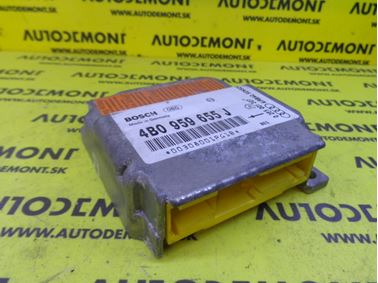 4B0959655J 0285001307 - Riadiaca jednotka airbagov - Audi A6 1998 - 1999 A6 Quattro 1998 - 1999