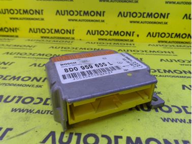 8D0959655L 0285001305 - Riadiaca jednotka airbagov - Audi A4 1995 - 1999 A4 Quattro 1995 - 1999