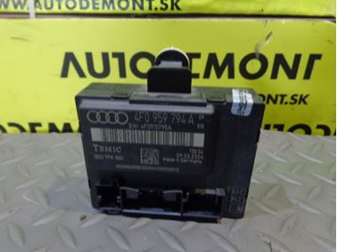 Riadiaca jednotka dverí 4F0959794A 4F0959794 - Audi A6 C6 4F 2005 Sedan Quattro 3.0 TDI 165 kW BMK GZW