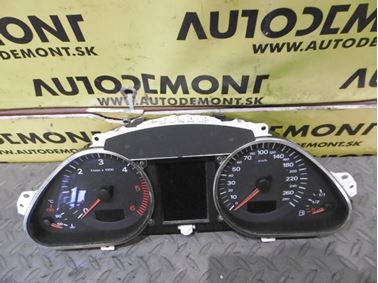 Prístrojový panel - budíky 4F0920931F 4F0920931FX 4F0910930A - Audi A6 C6 4F 2006 Avant Quattro 3.0 TDI 165 kW BMK HVE